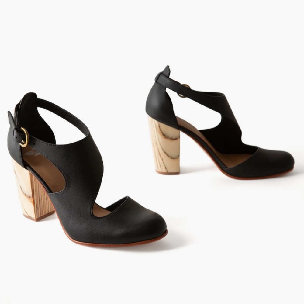 Fortress Luna Naya Asymmetric Cutout Pump, Black, 40